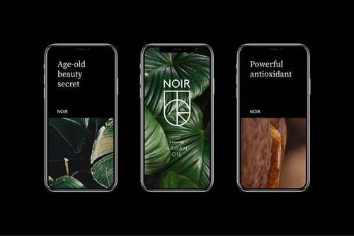 深度解讀 Noir摩洛哥堅果油品牌形象設計——融合神秘與奢華的平面設計藝術